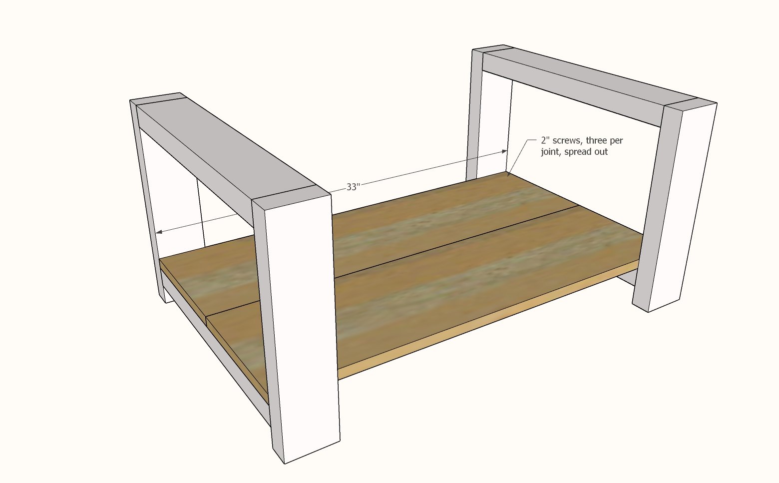 Small Coffee Table [Super Simple Collection] — step 2
