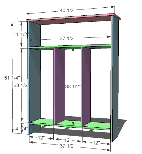 Small Locker Cabinet — step 1