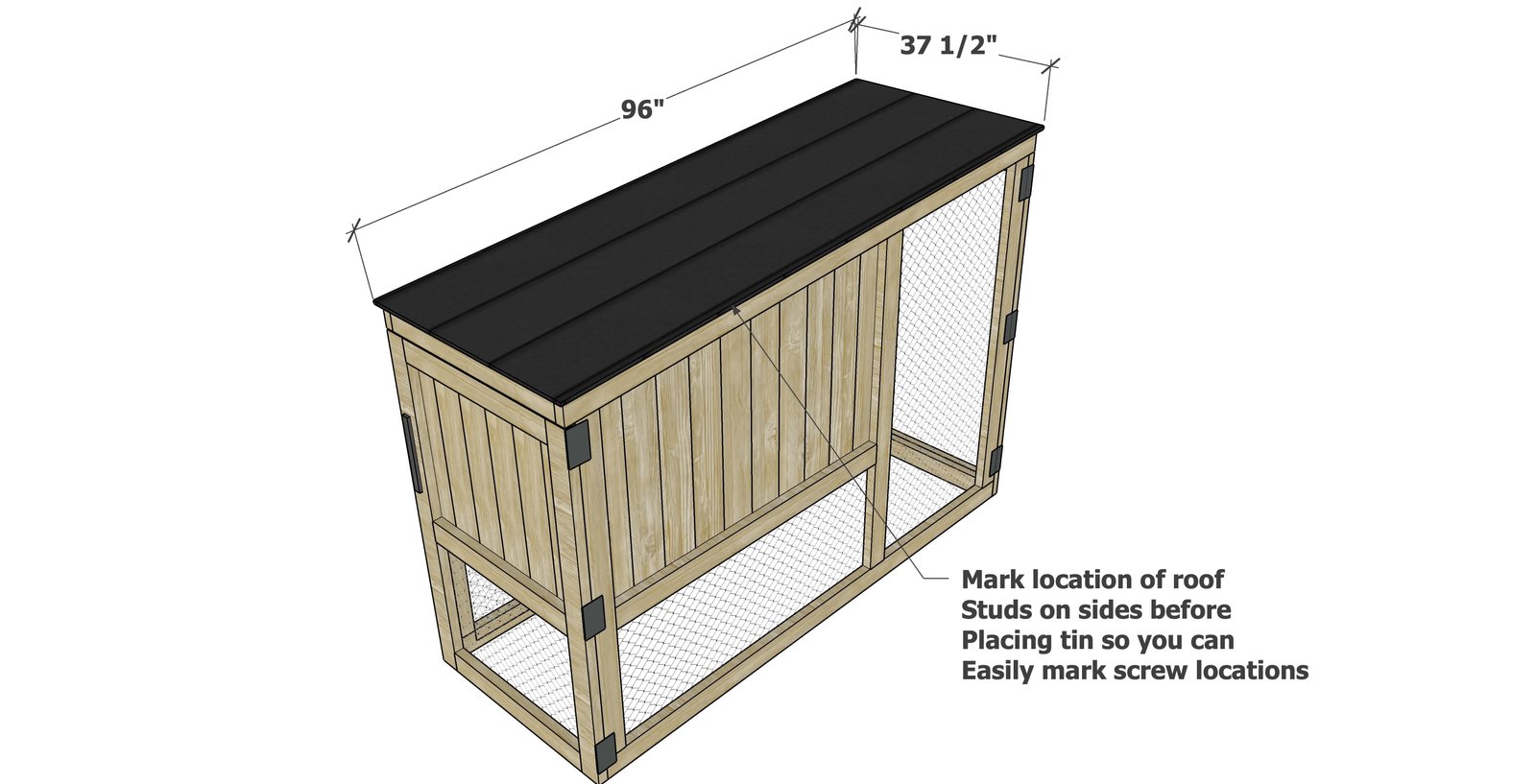 Small Modern Chicken Coop — step 13