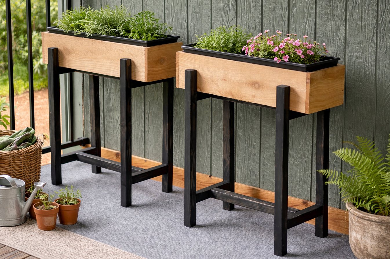 Small Raised Planter Stands