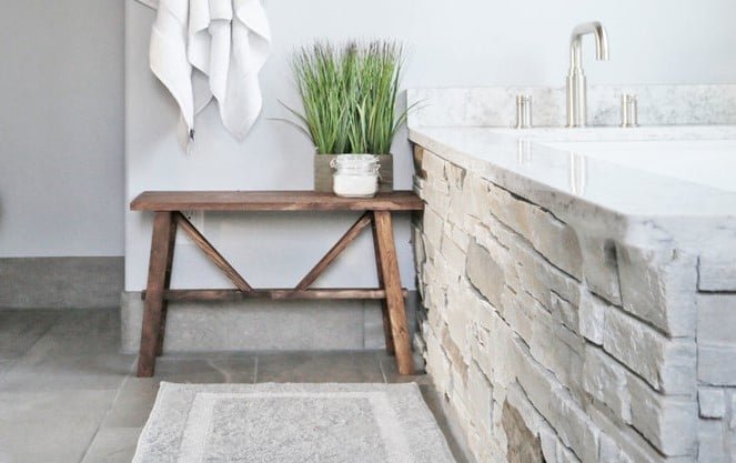 Small Rustic Bench