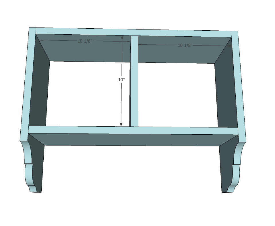 Small Wall Shelf with Hooks — step 3
