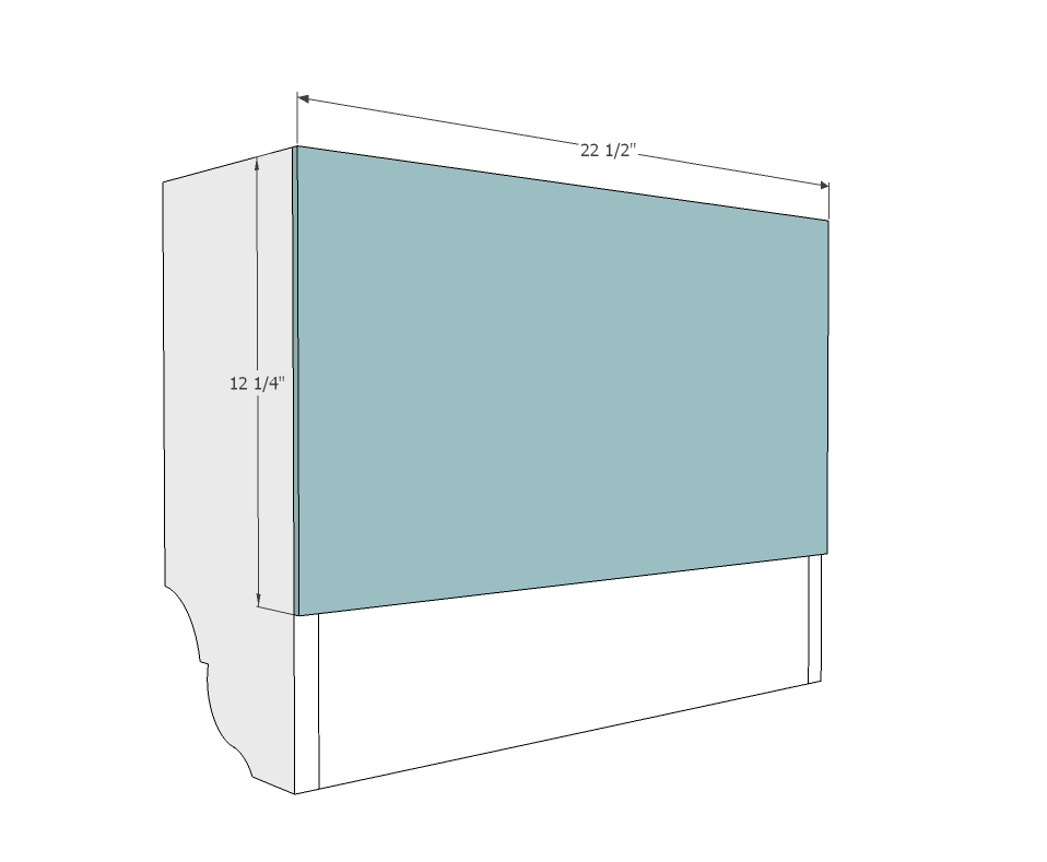 Small Wall Shelf with Hooks — step 5