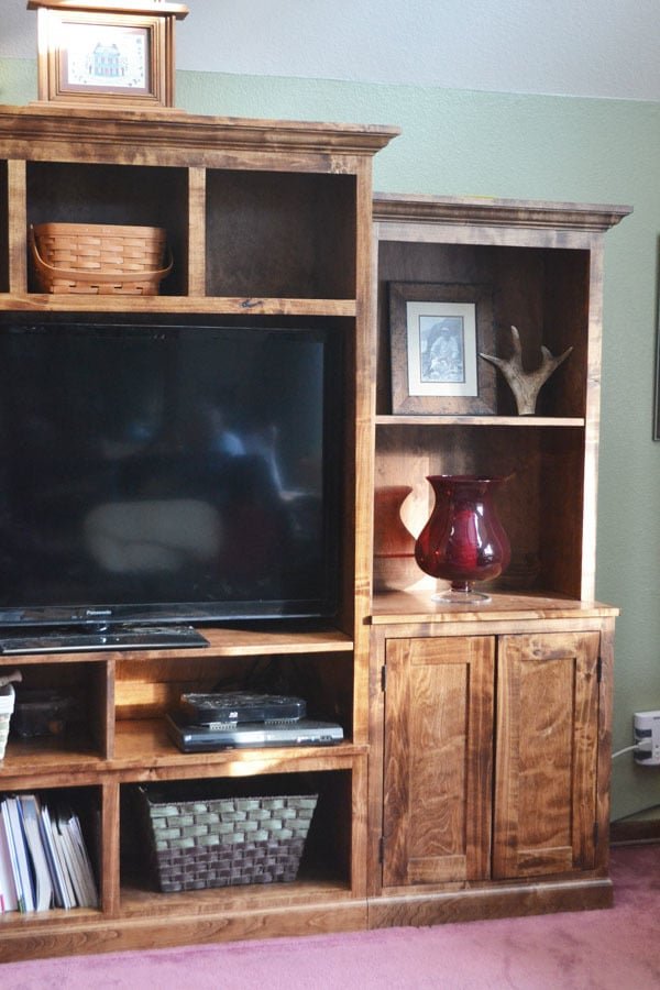 Smith Media Wall: Side Hutch