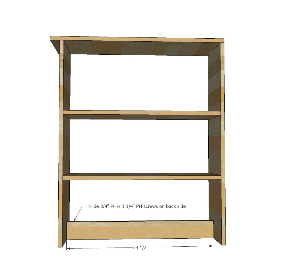 Smith Media Wall: Side Hutch — step 2