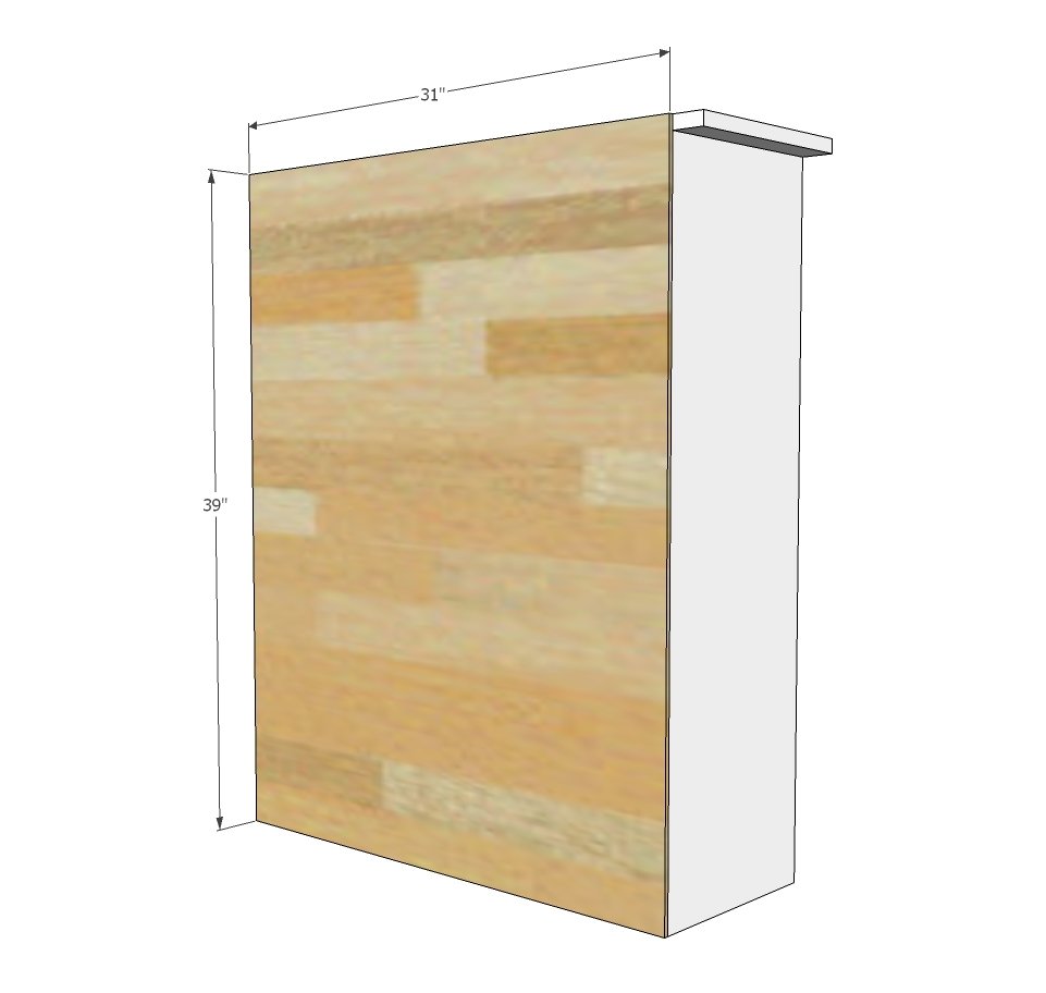 Smith Media Wall: Side Hutch — step 3