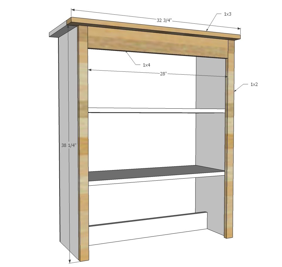 Smith Media Wall: Side Hutch — step 4