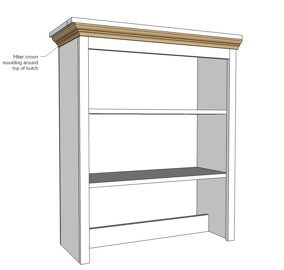 Smith Media Wall: Side Hutch — step 5