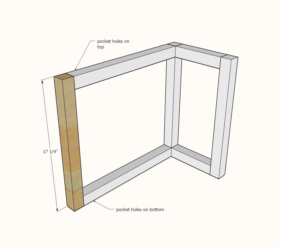 Split Industrial Coffee Table — step 3