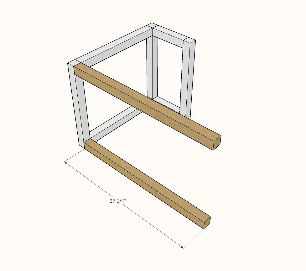 Split Industrial Coffee Table — step 4