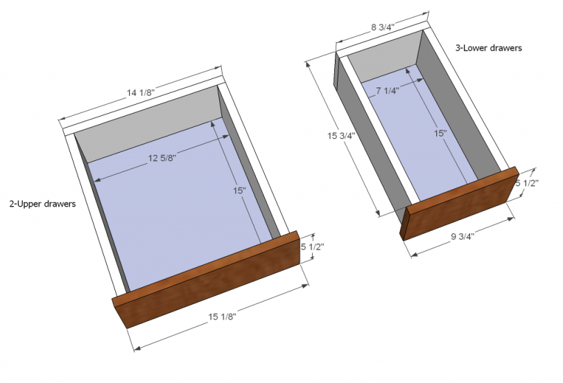 Square Coffee Table with Drawers — step 9