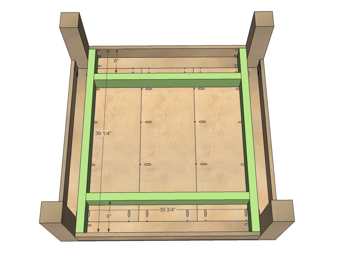 Square Parsons Coffee Table — step 5