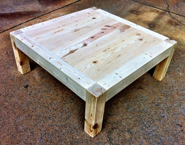 Square Parsons Coffee Table — step 6
