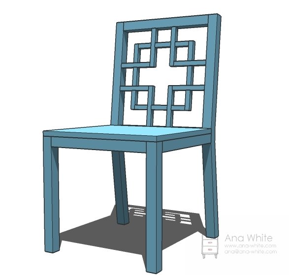 Squared2 Chair dimension diagram 1