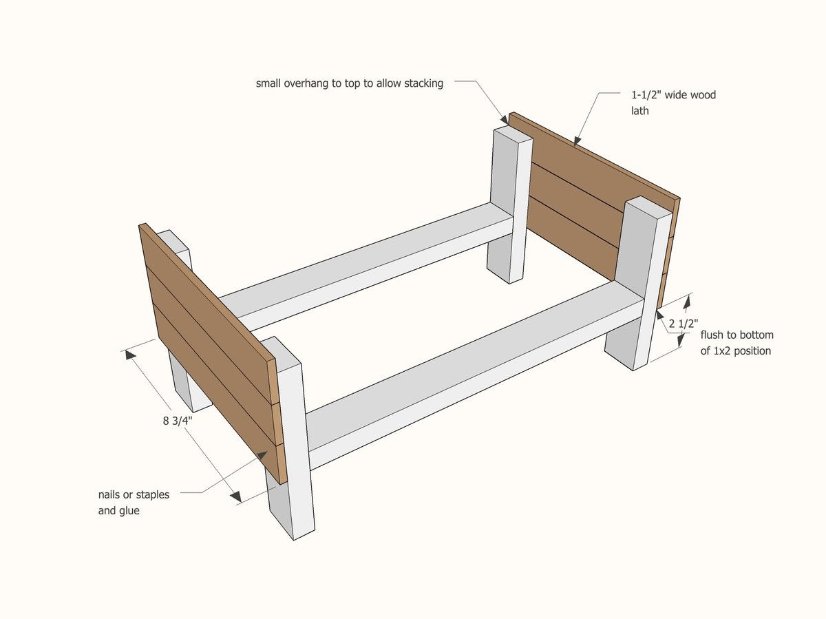 Stackable Fruit & Vegetable Storage Crates — step 2