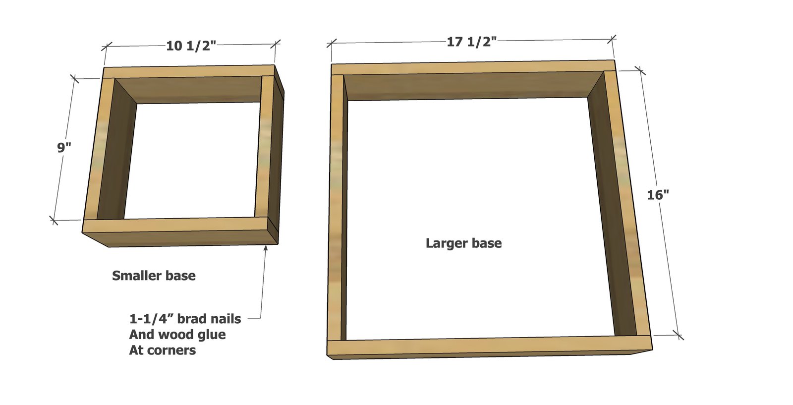 Stackable Wood Cake Stand — step 1