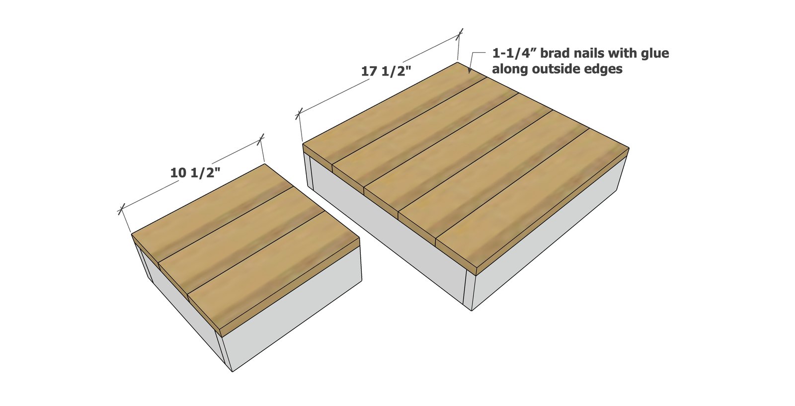 Stackable Wood Cake Stand — step 2