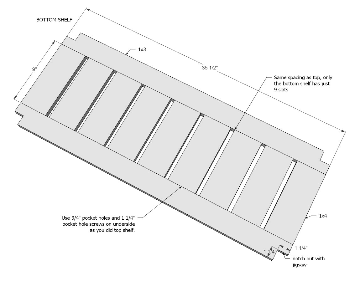 Stair Baluster Outdoor Console Table — step 2