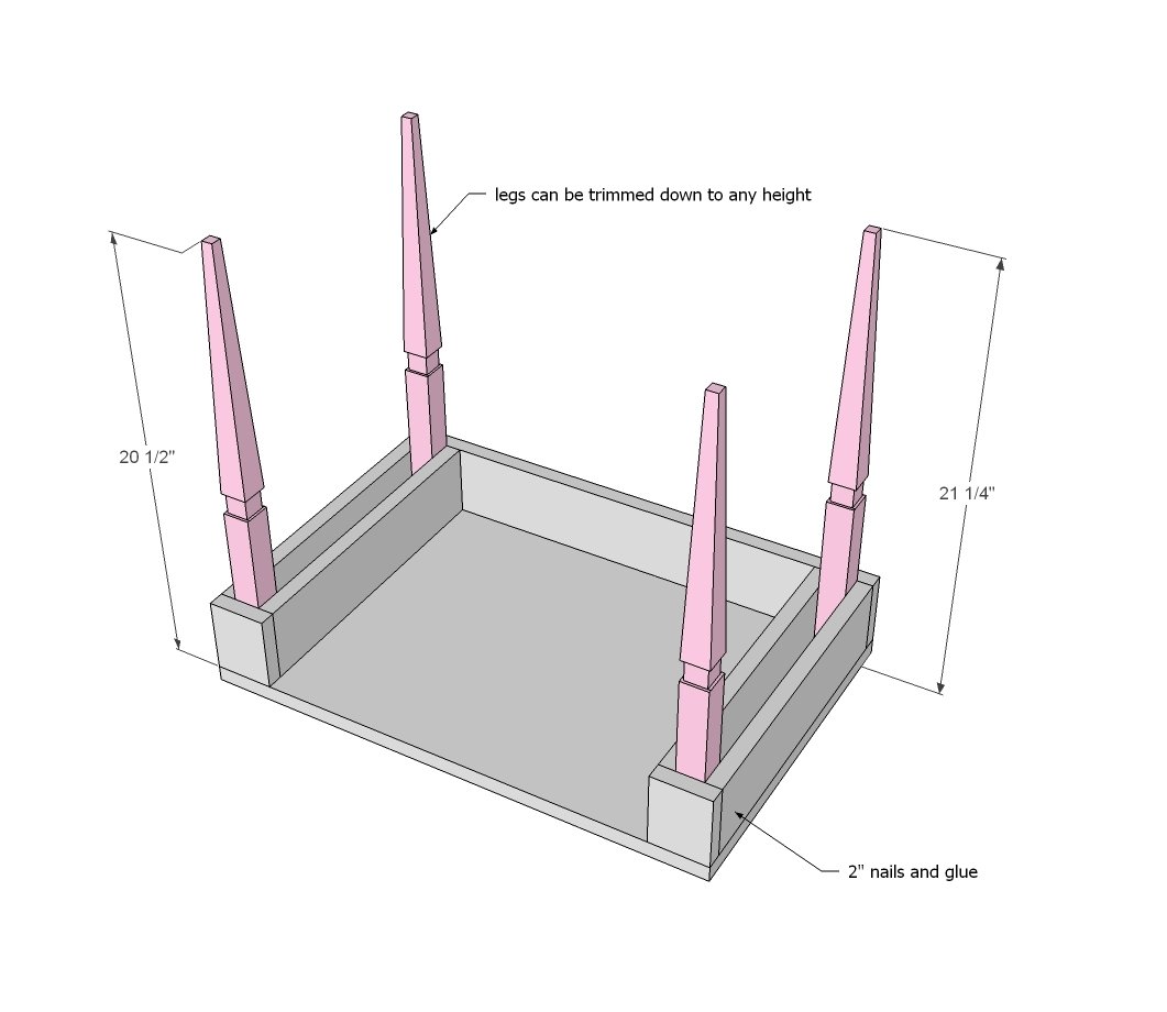 Stair Baluster Play Vanity — step 3