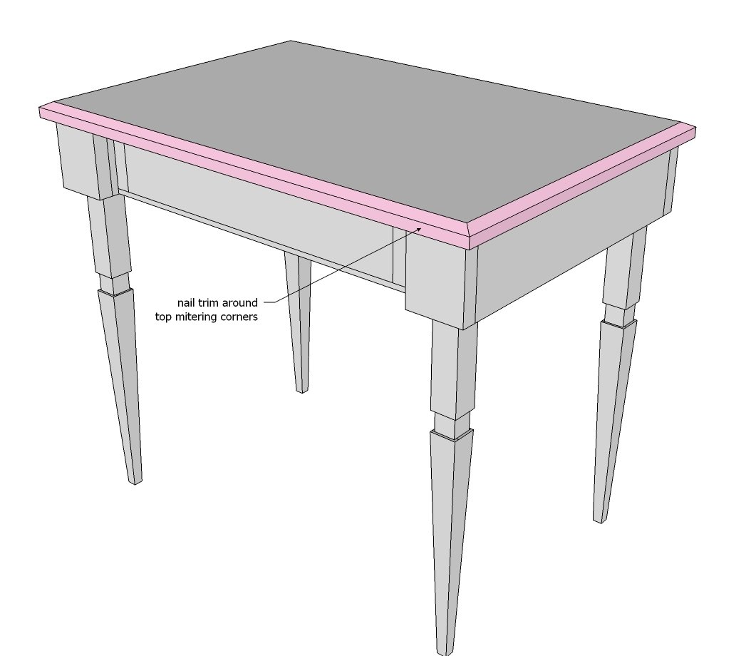 Stair Baluster Play Vanity — step 6