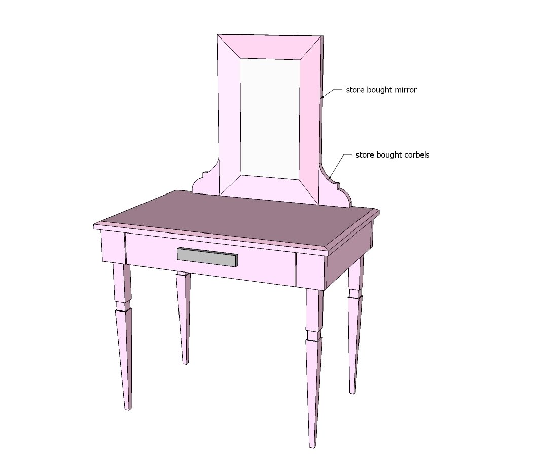 Stair Baluster Play Vanity — step 8