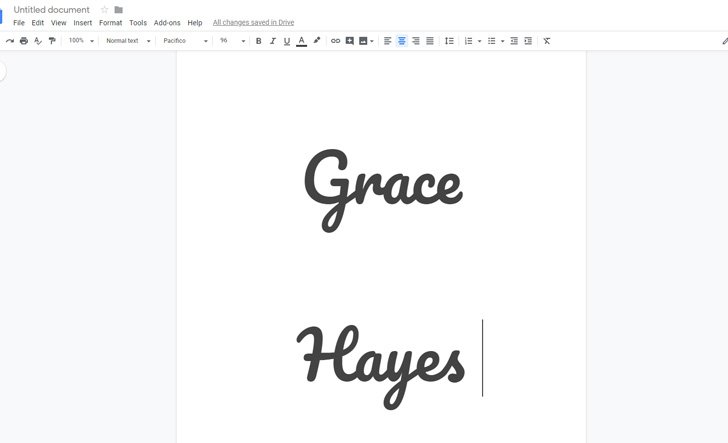 Stocking Name Tags — step 2