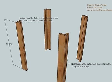 Storage Dining Table Base — step 1