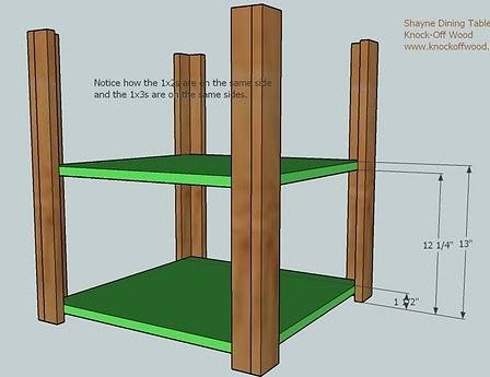 Storage Dining Table Base — step 2