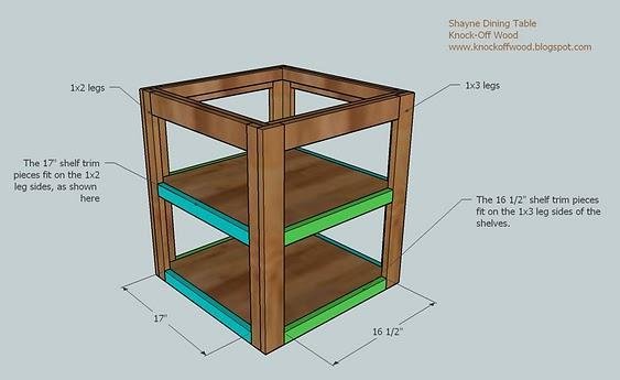 Storage Dining Table Base — step 6