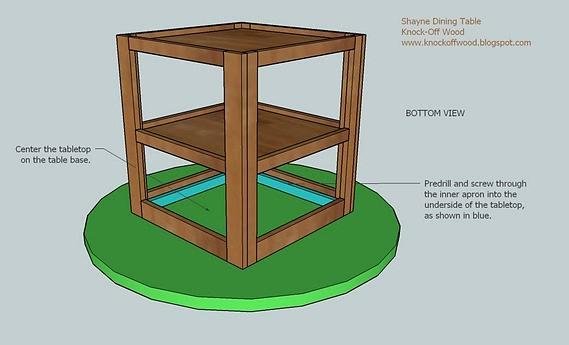 Storage Dining Table Base — step 8