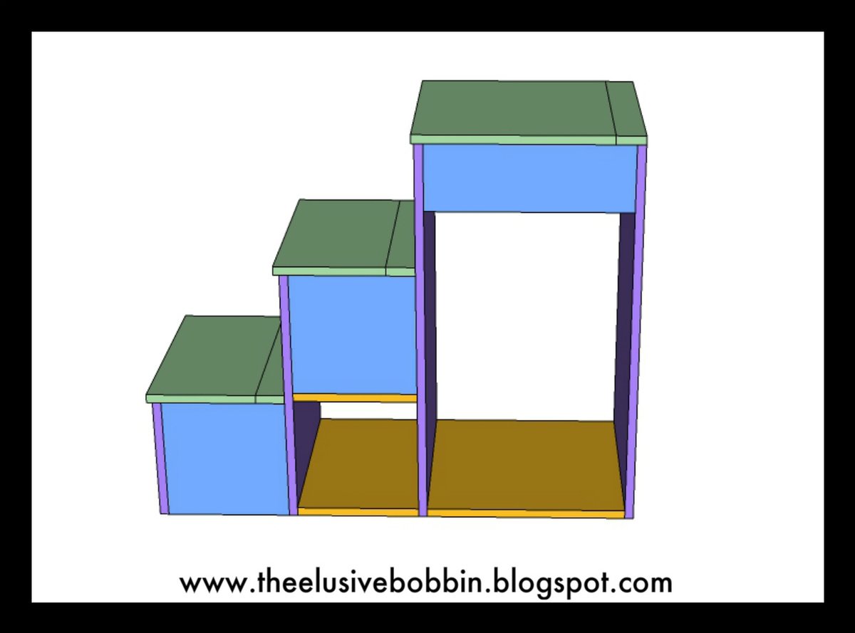 Storage Stairs for a Bunk or Loft Bed — step 7