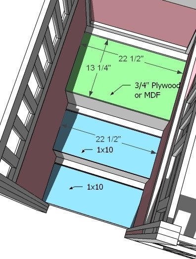 Storage Stairs for the Playhouse Loft Bed — step 23
