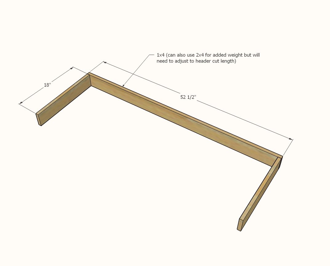 Street Hockey Goal — step 1