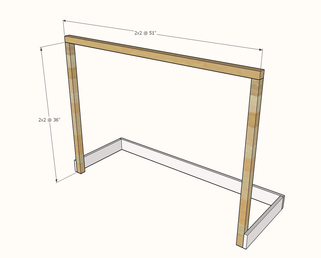Street Hockey Goal — step 2