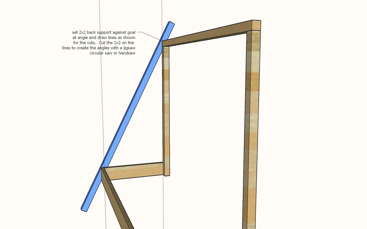 Street Hockey Goal — step 3