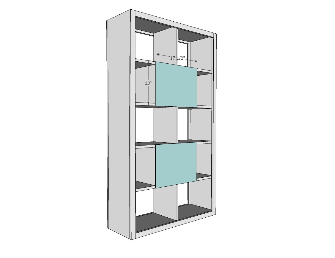 Subway Tile Bookcase — step 4