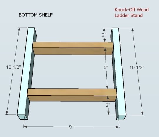 Super Easy but a Little Tricky Ladder Table — step 3