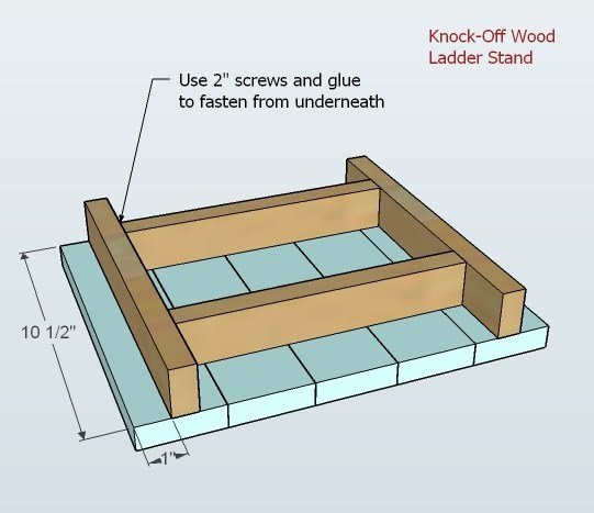 Super Easy but a Little Tricky Ladder Table — step 4