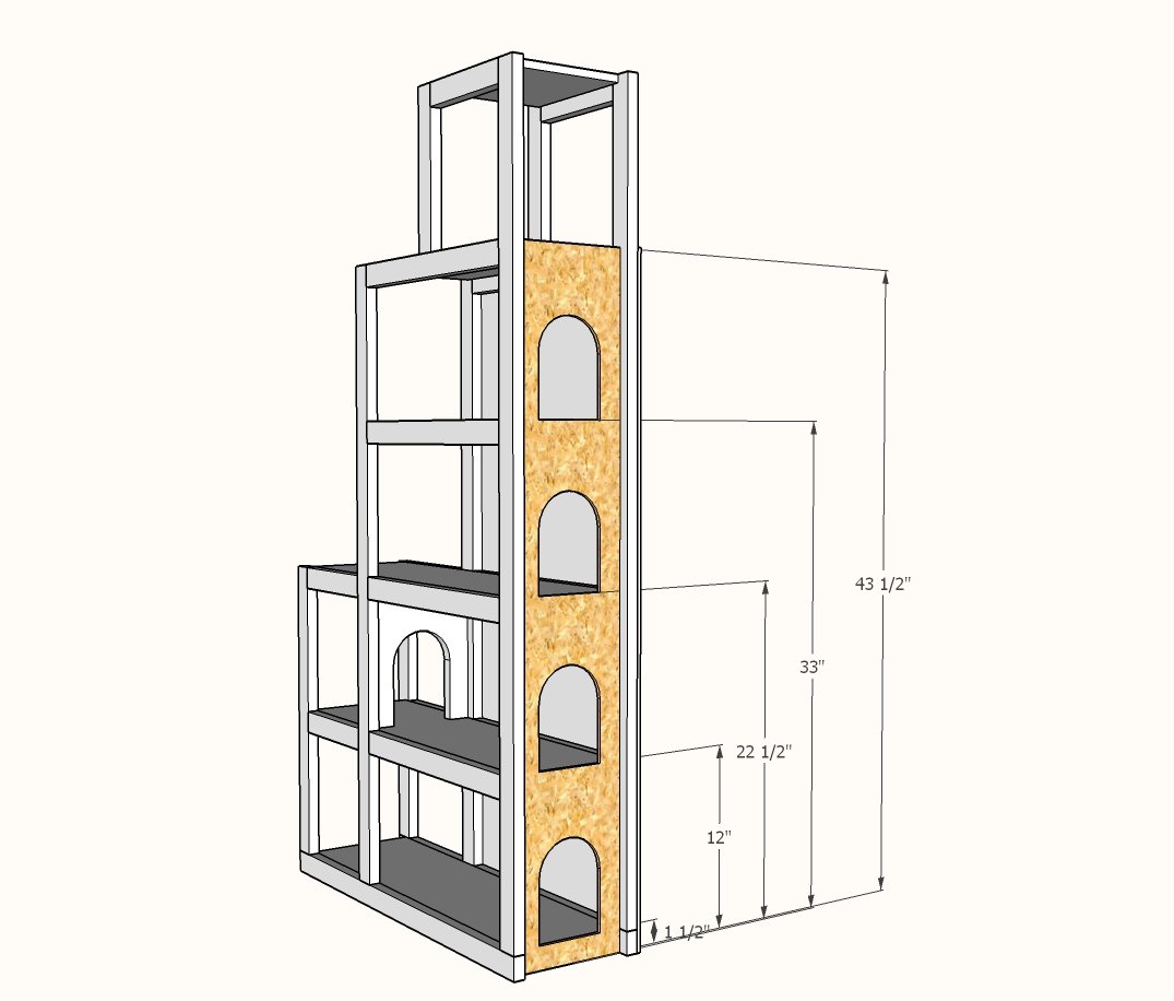 Superhero Playhouse — step 7