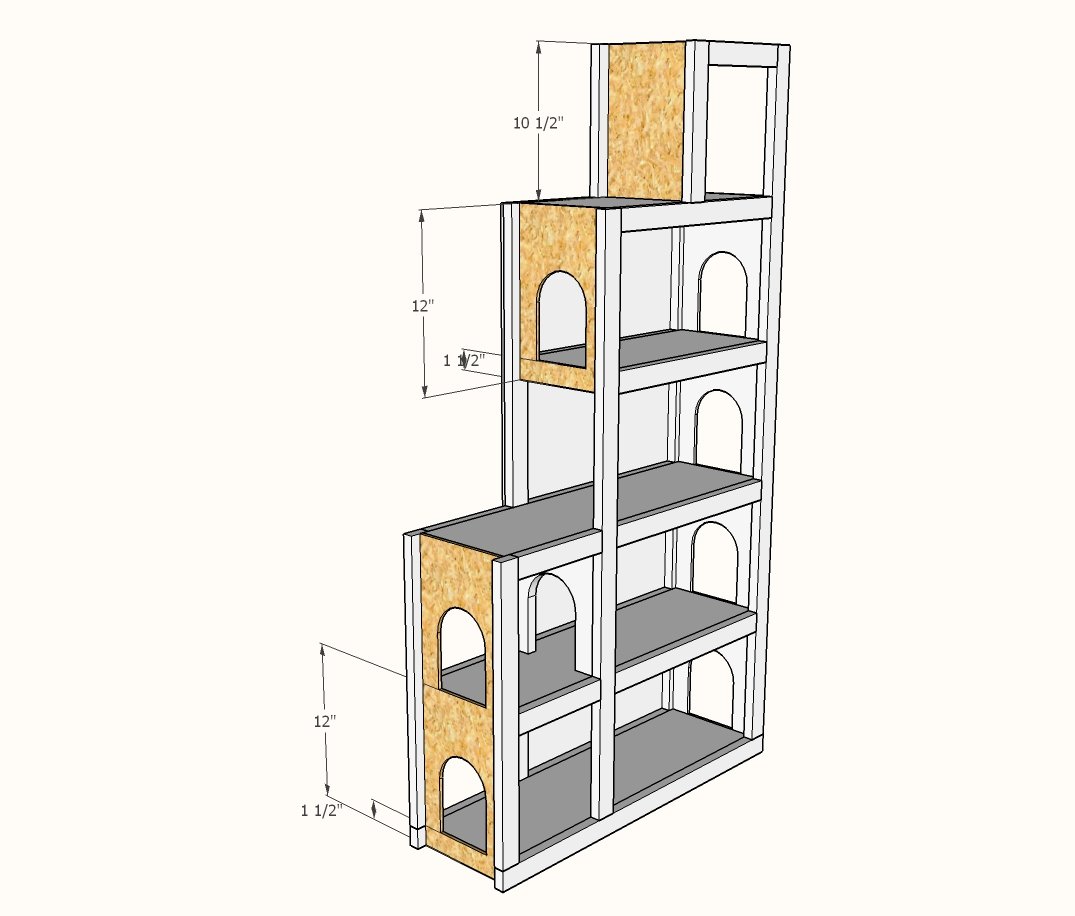 Superhero Playhouse — step 8