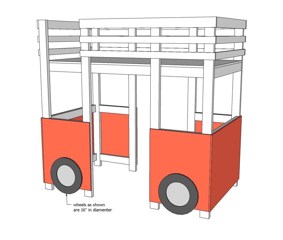 Surf Bus or Van Loft Bed — step 9