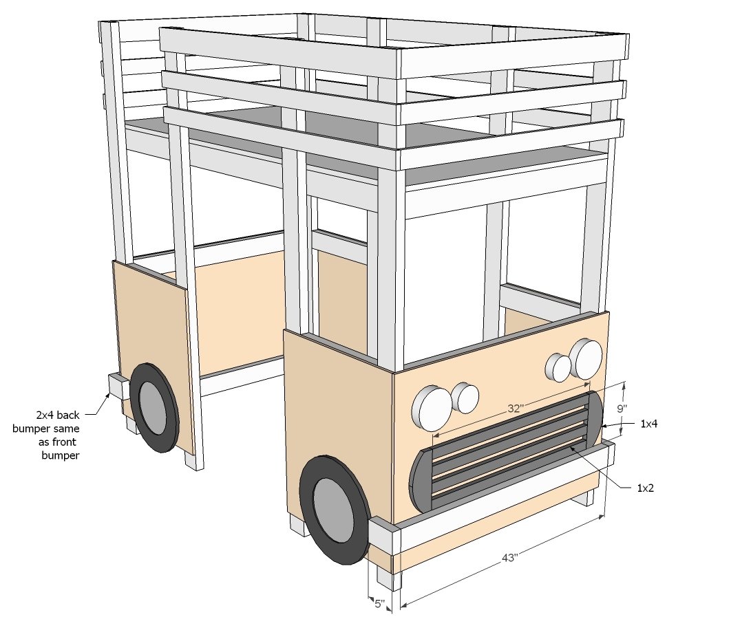 Surf Bus or Van Loft Bed — step 10
