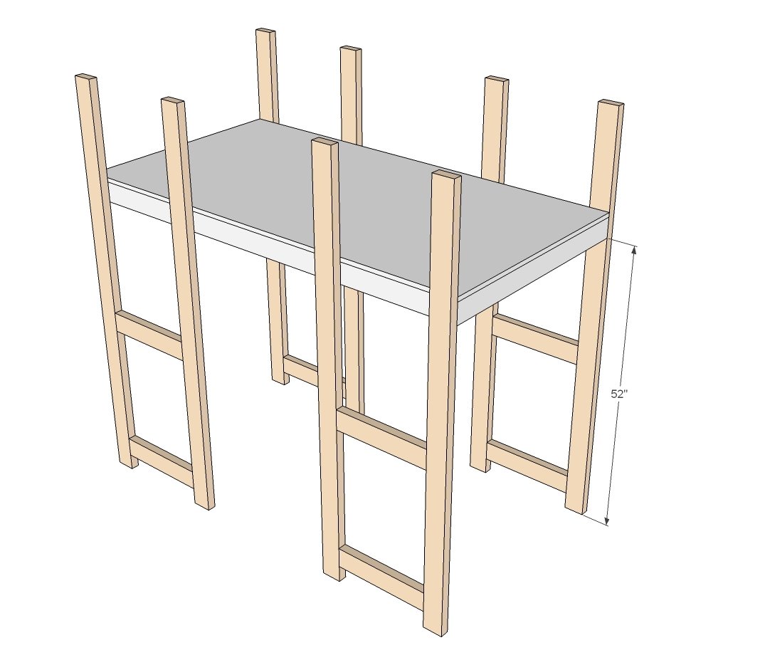 Surf Bus or Van Loft Bed — step 4