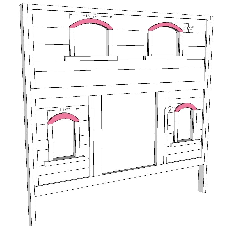 Sweet Pea Bunk Bed — step 9