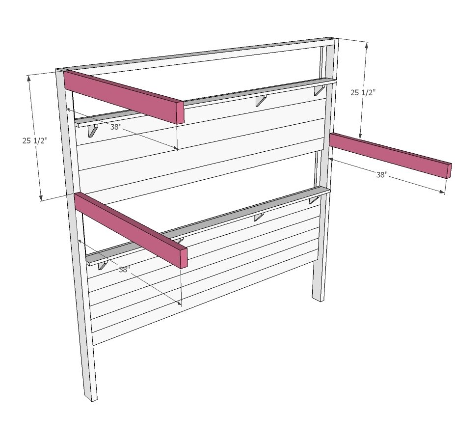 Sweet Pea Bunk Bed — step 16