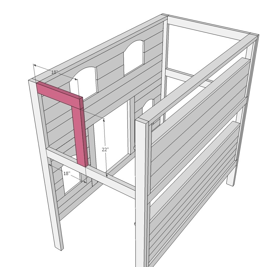 Sweet Pea Bunk Bed — step 18