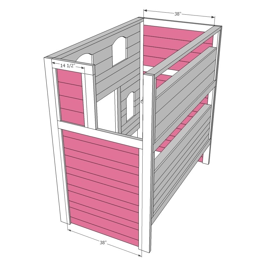 Sweet Pea Bunk Bed — step 20