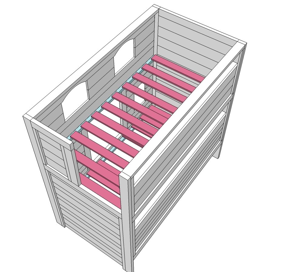 Sweet Pea Bunk Bed — step 21