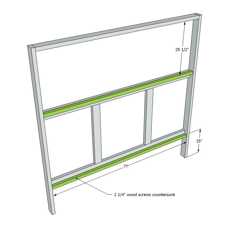 Sweet Pea Bunk Bed — step 2