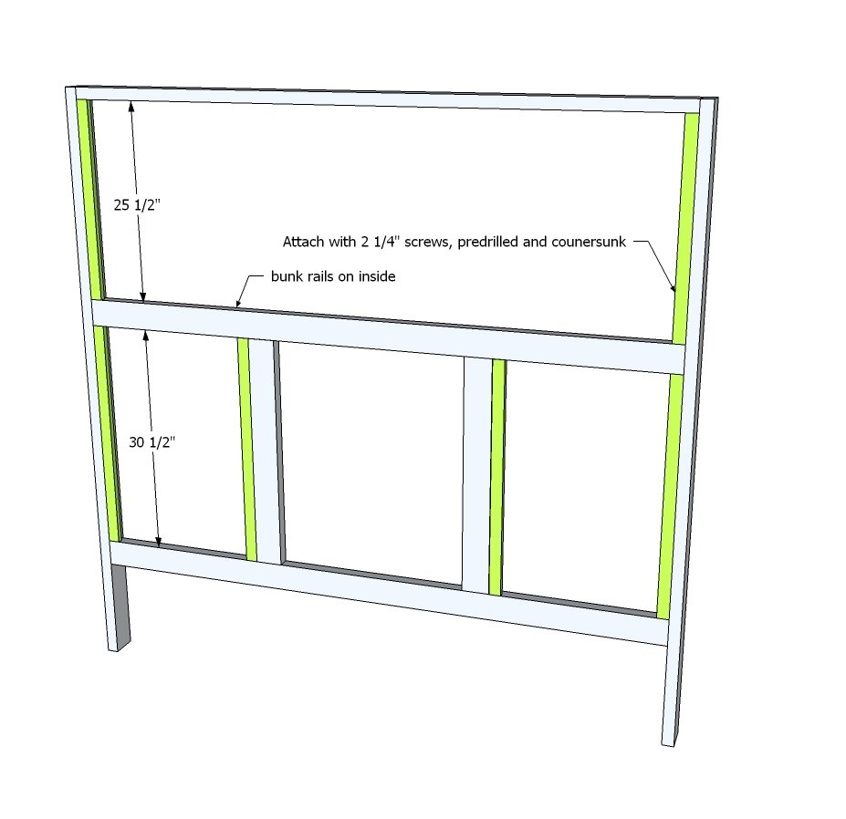 Sweet Pea Bunk Bed — step 3